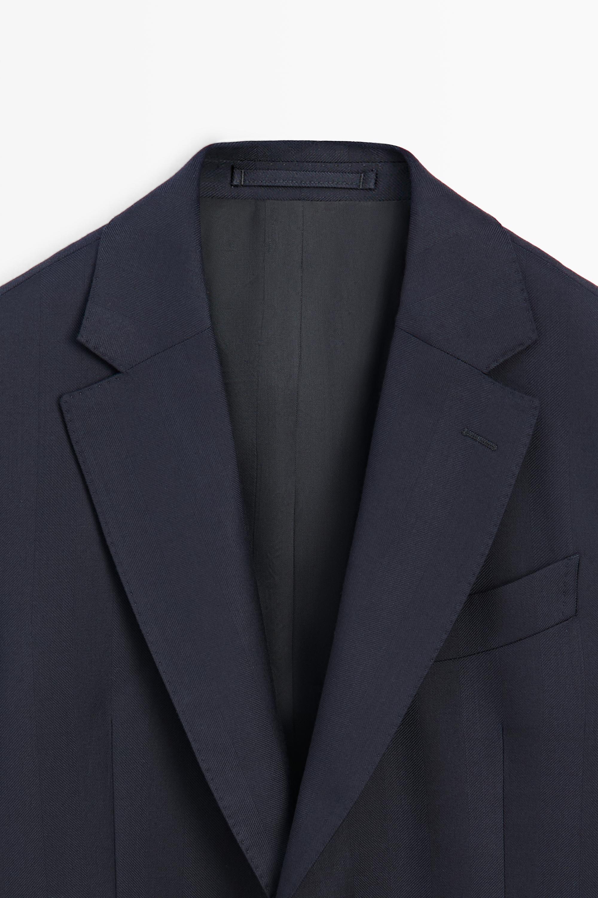 Veste de costume à chevrons